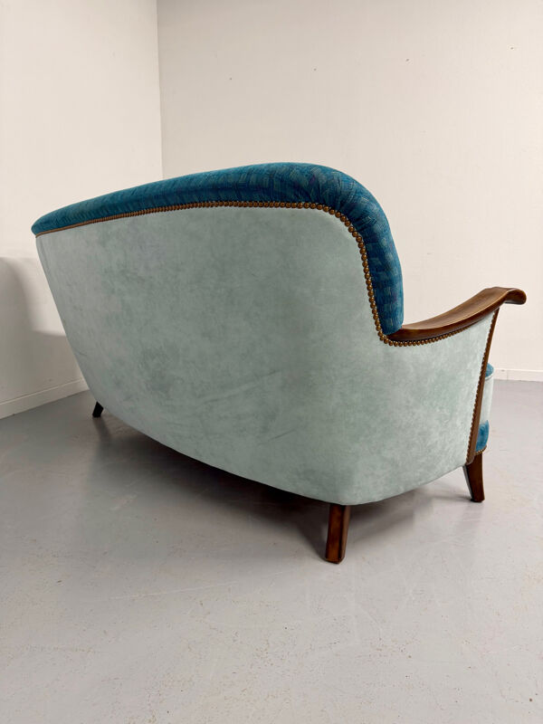 Ancien canape structural  forme haricot design Danois des années 40