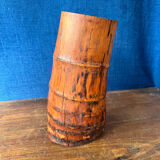 Pot à pinceaux en bambou sculpté. Chine, dynastie Qing, XIXe siècle