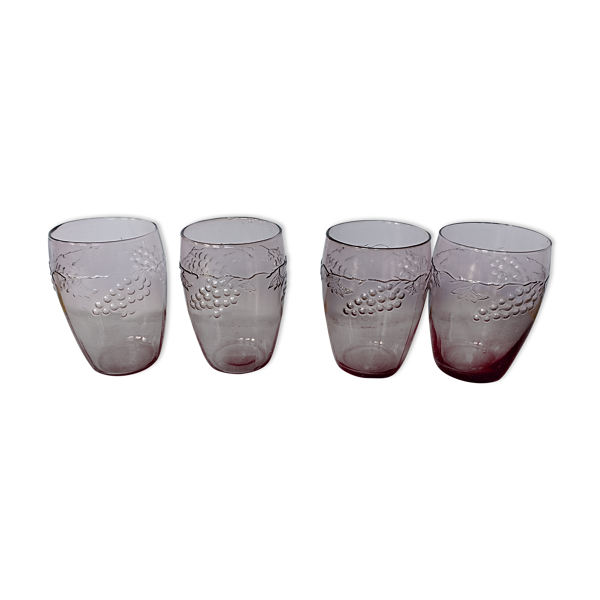 Lot de 4 verres à eau