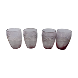 Set of 4 water glasses