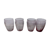 Lot de 4 verres à eau