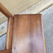 Paire de chaises Lorraines en bois brut