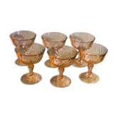 6 Rosaline champagne glasses