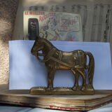 Brass horse letter holder