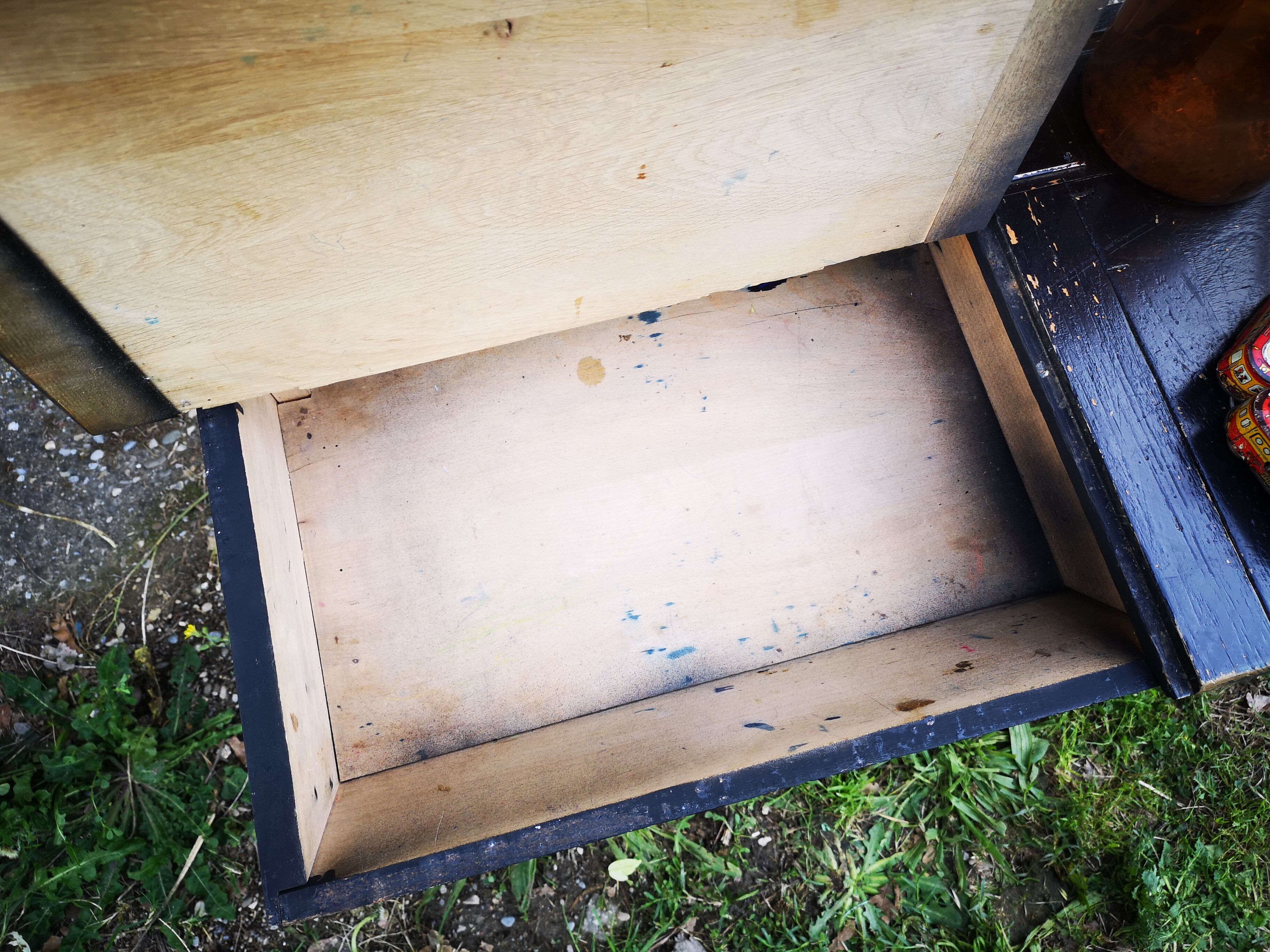 Former schoolboy desk