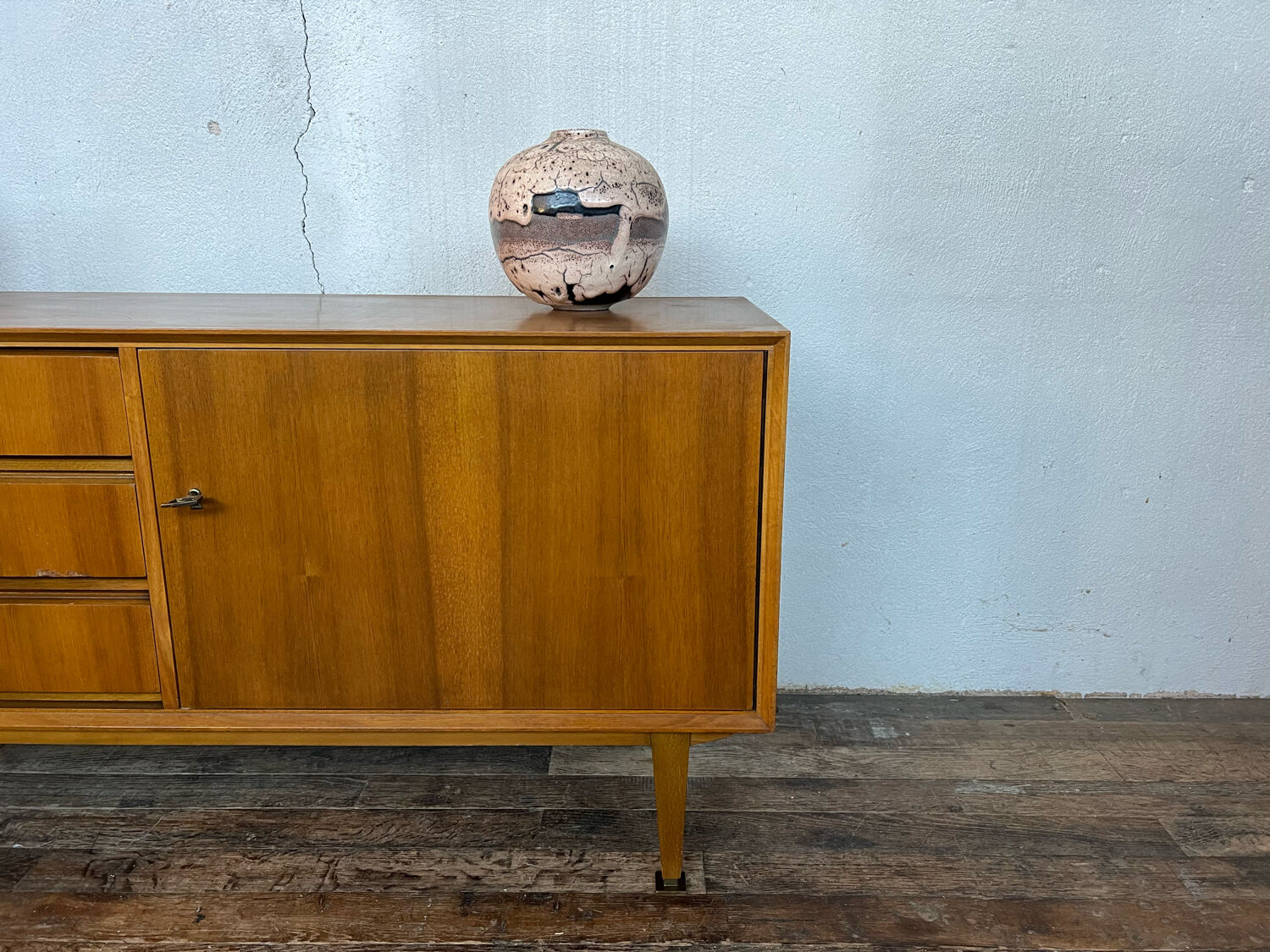 Sideboard vintage tv furniture 1950 Scandinavian