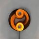 Mid Century Brutalist Ceramic Wall Lamp, 1960s