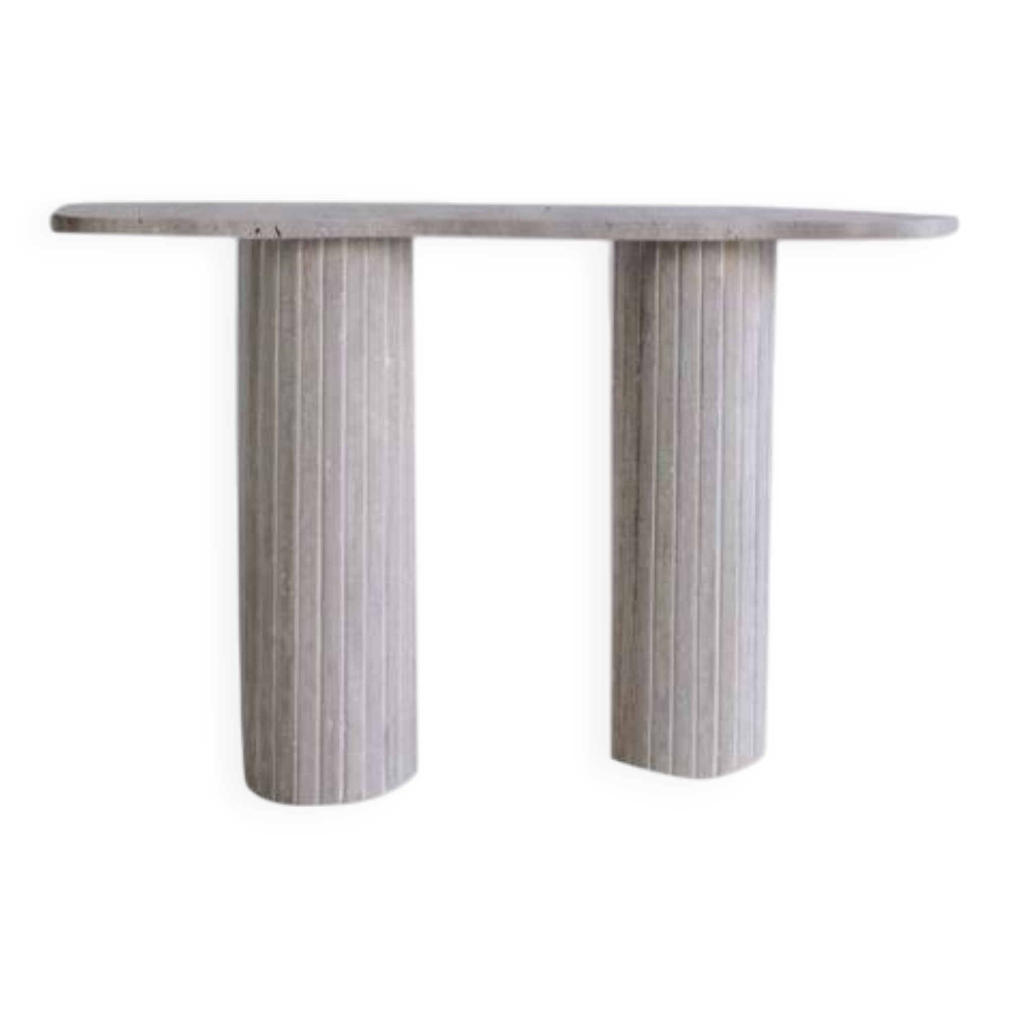 Venus irregular console 130x30 cm - Natural Travertine