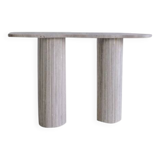 Venus irregular console 130x30 cm - Natural Travertine