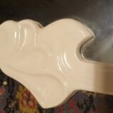 Oval cast iron mirror