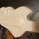 Oval cast iron mirror