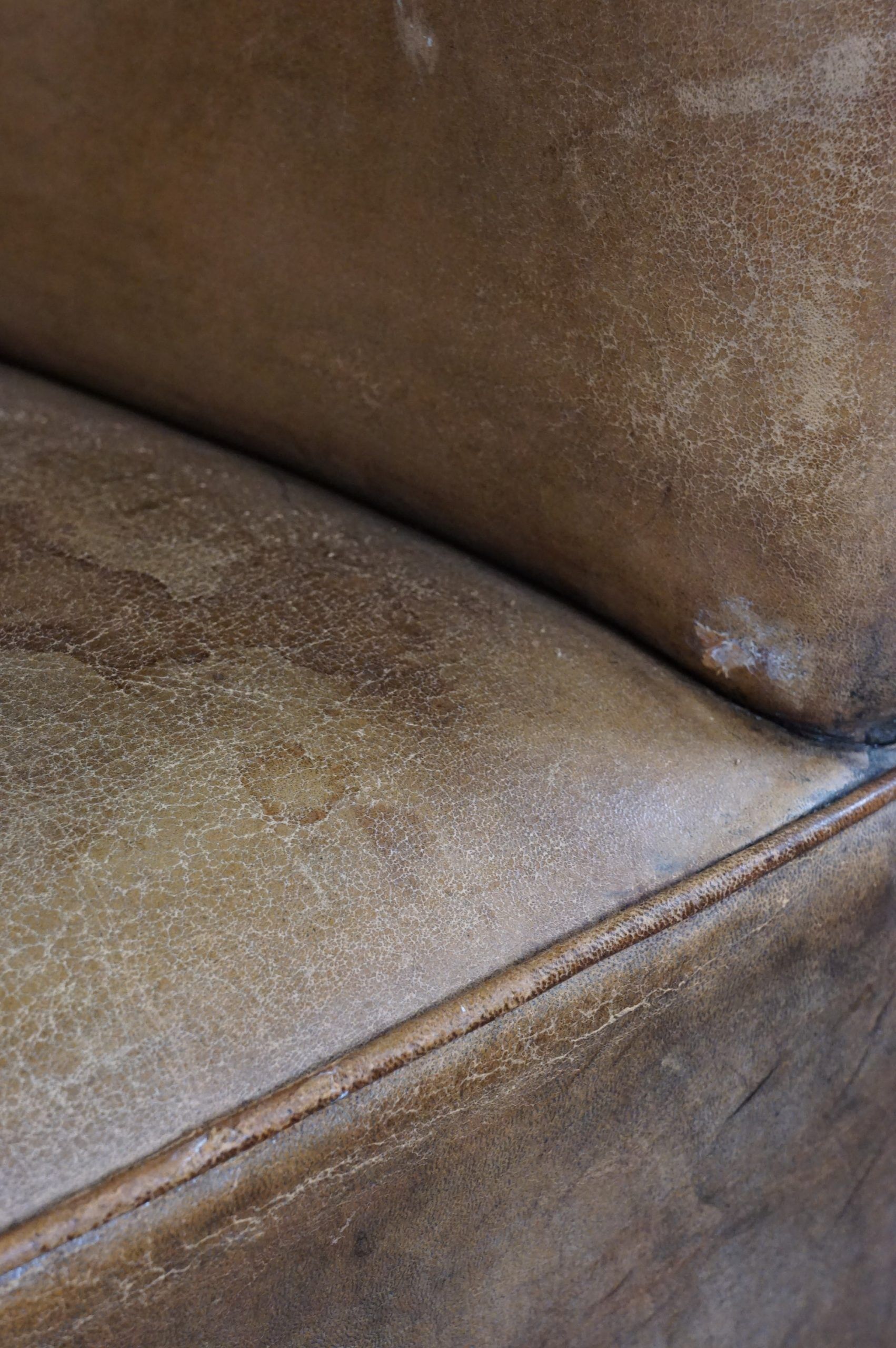 Sheepskin armchair