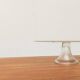 Vintage Scandinavian glass cake stand