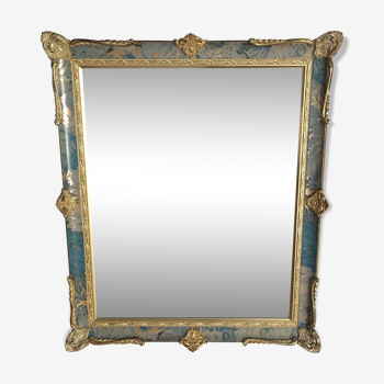 Miroir vintage biseauté 60 x 50 cm