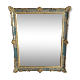 Vintage mirror beveled 60 x 50 cm