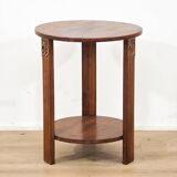Side table / accent table in carved wood – Art Deco 1930