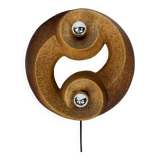 Mid Century Brutalist Ceramic Wall Lamp, 1960s