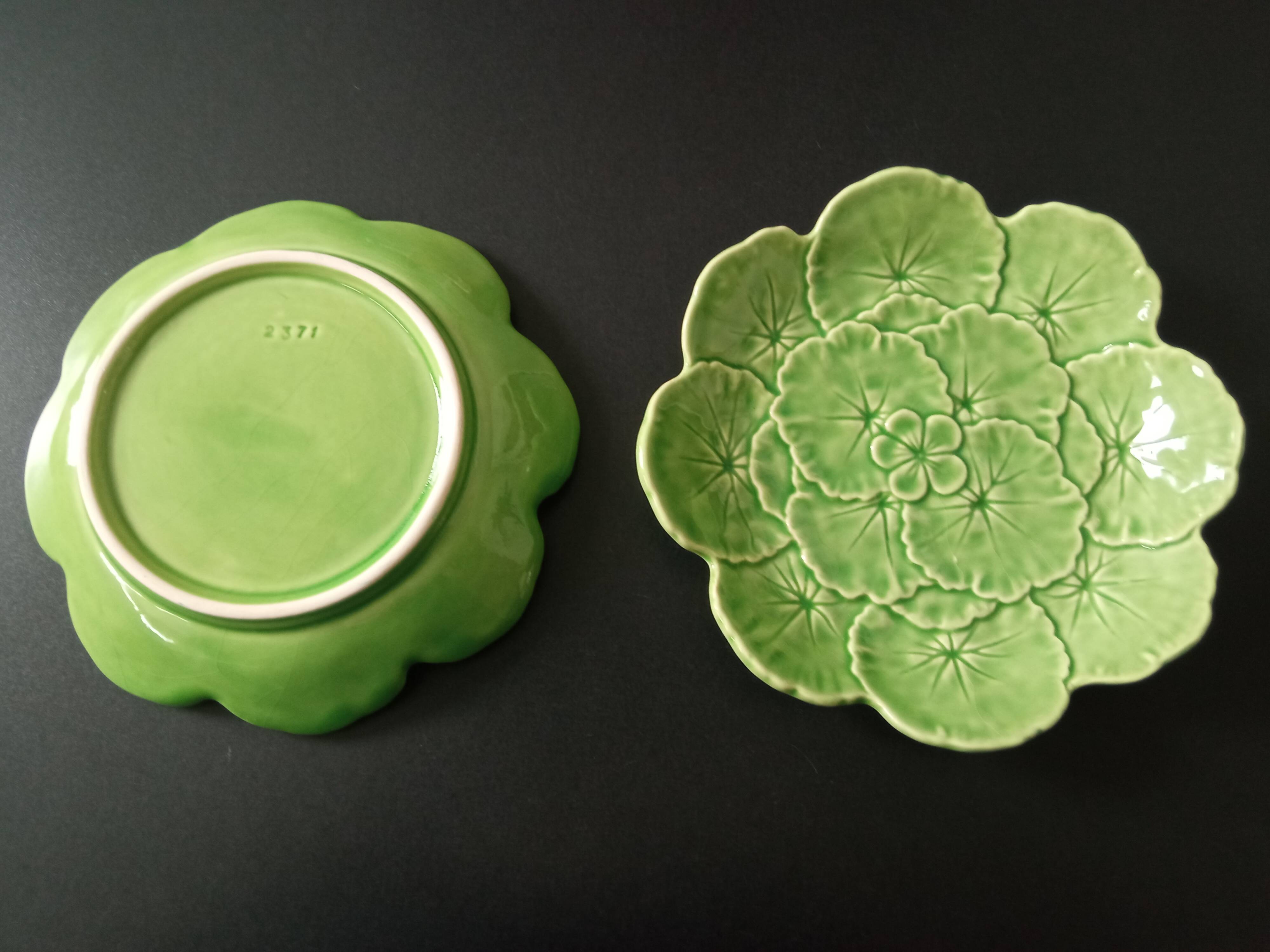 2 lovely earthenware plates