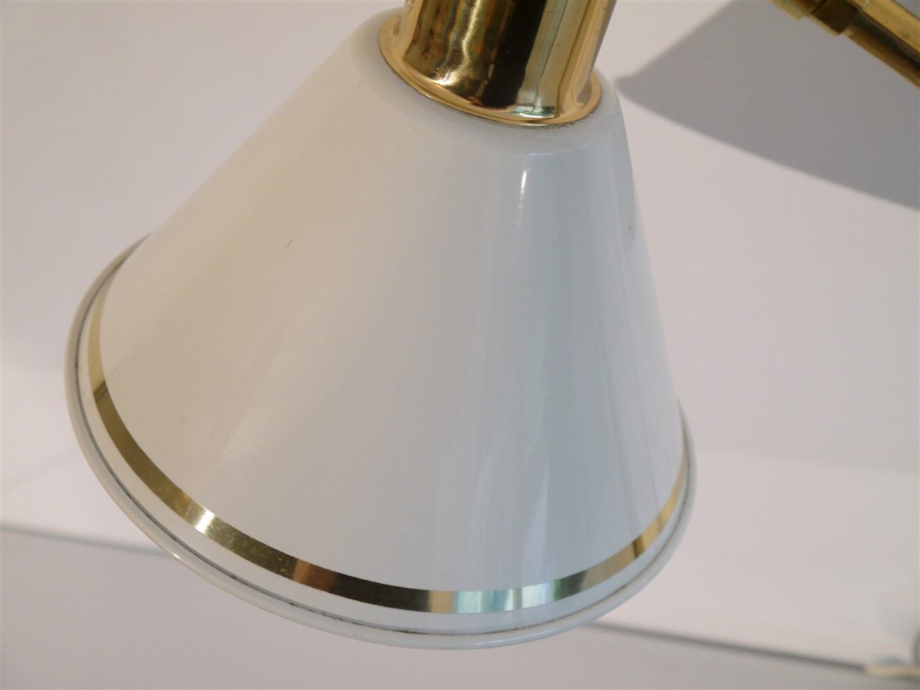 Vintage Scandinavian brass lamp 1970