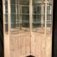 Art Deco corner display cabinet