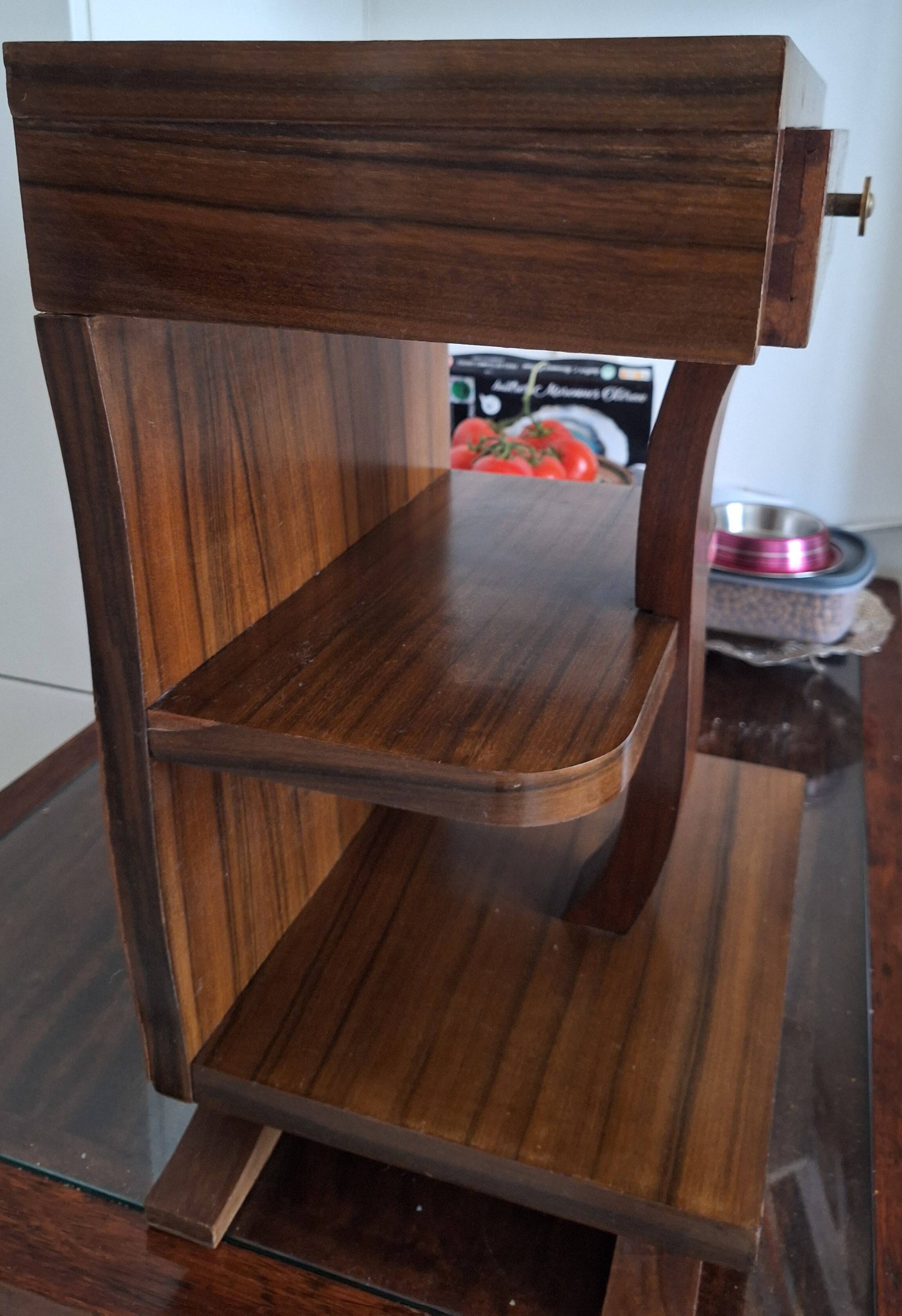 Adorable little Art Deco bedside table
