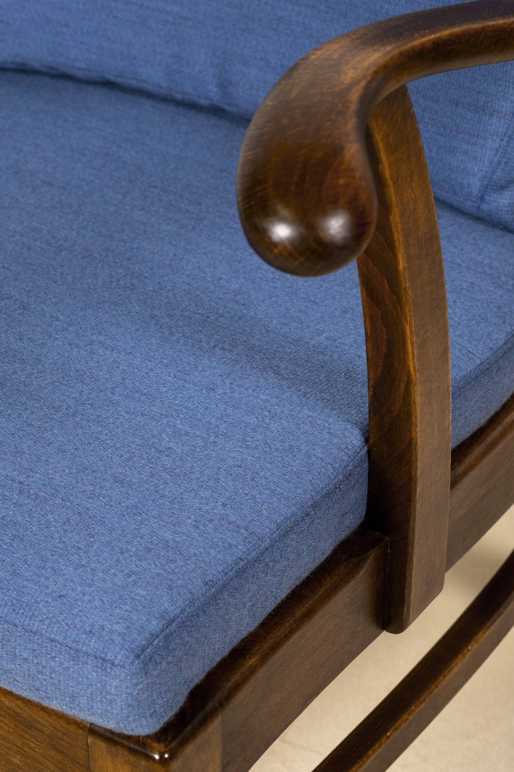 1940s Lounge Chairs by Tyge Hvass, Model 1628 for Fritz Hansen, Denmark