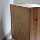 Chest of drawers with 4 drawers in solid pine, rustic mountain style, 1970s.