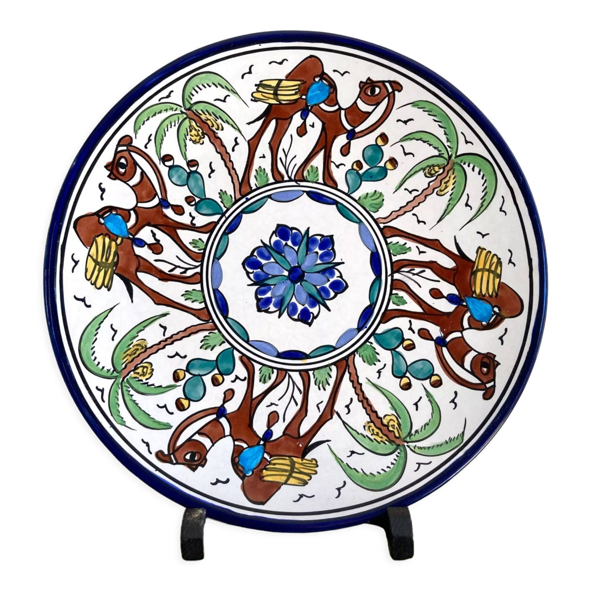 Moroccan ceramic dish