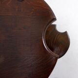 Ensemble de 2 tables tripodes brutalistes
