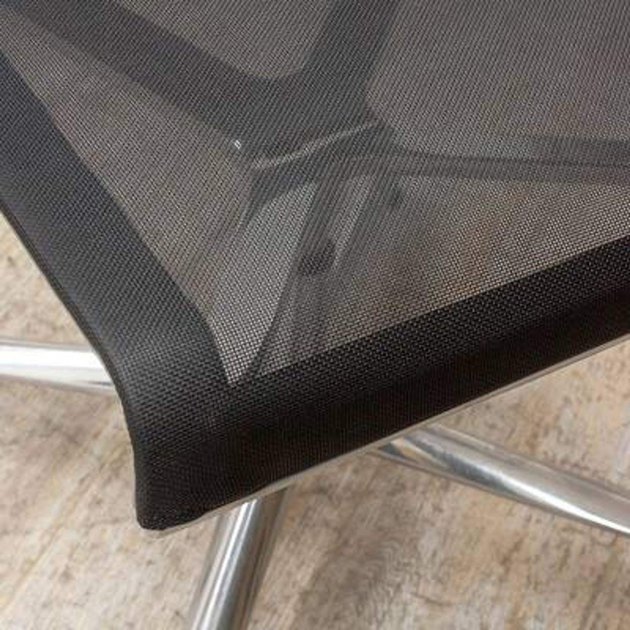 Chaise de bureau reconditionnée ICF Stick Chair ATK 252 noir