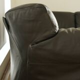 Canapé Modulaire Flandra en Cuir par Vico Magistretti pour Cassina, Italie, années 1970