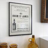 Advertising poster Rhum St-James 1932