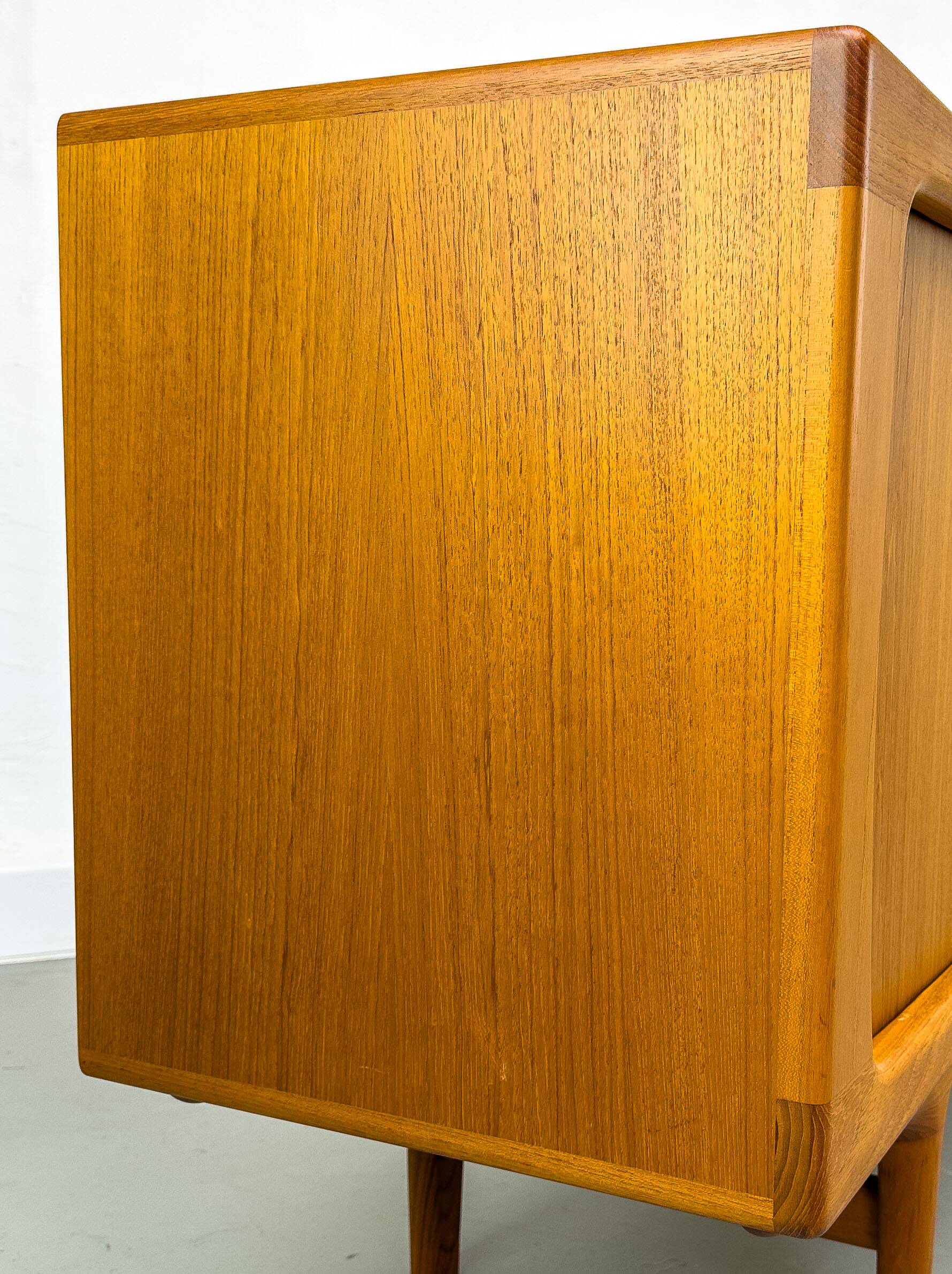 Danish Teak Sideboard with Tambour Doors from CFC Silkeborg, 1970s