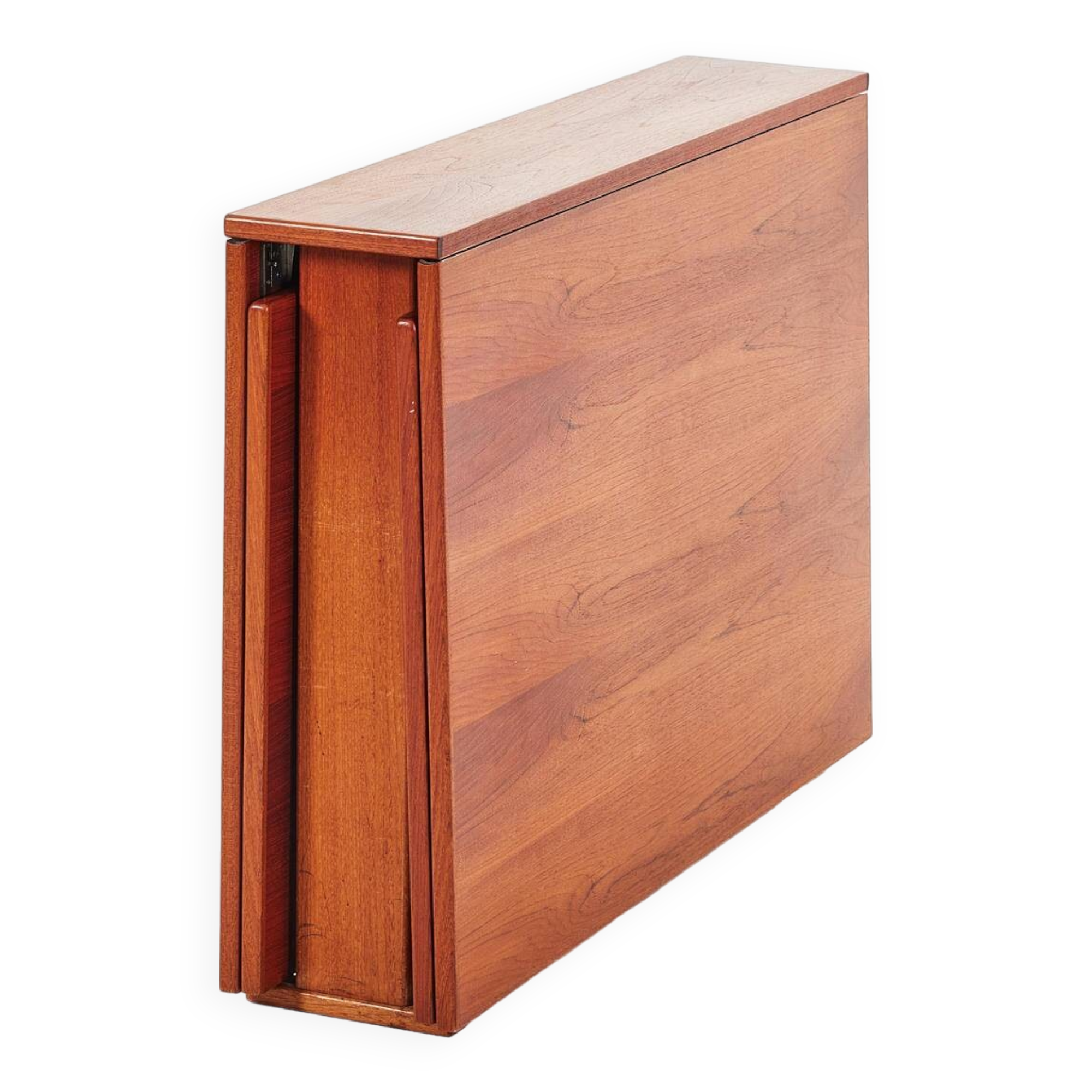 Swedish "Gate Leg" modular and folding table for 4 to 14 people (2.8m long) in teak by Göran Strand & Eriksson for Lelångs Mobelfabrik (Vintage 60s)