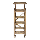Escabeau bois ancien rénové