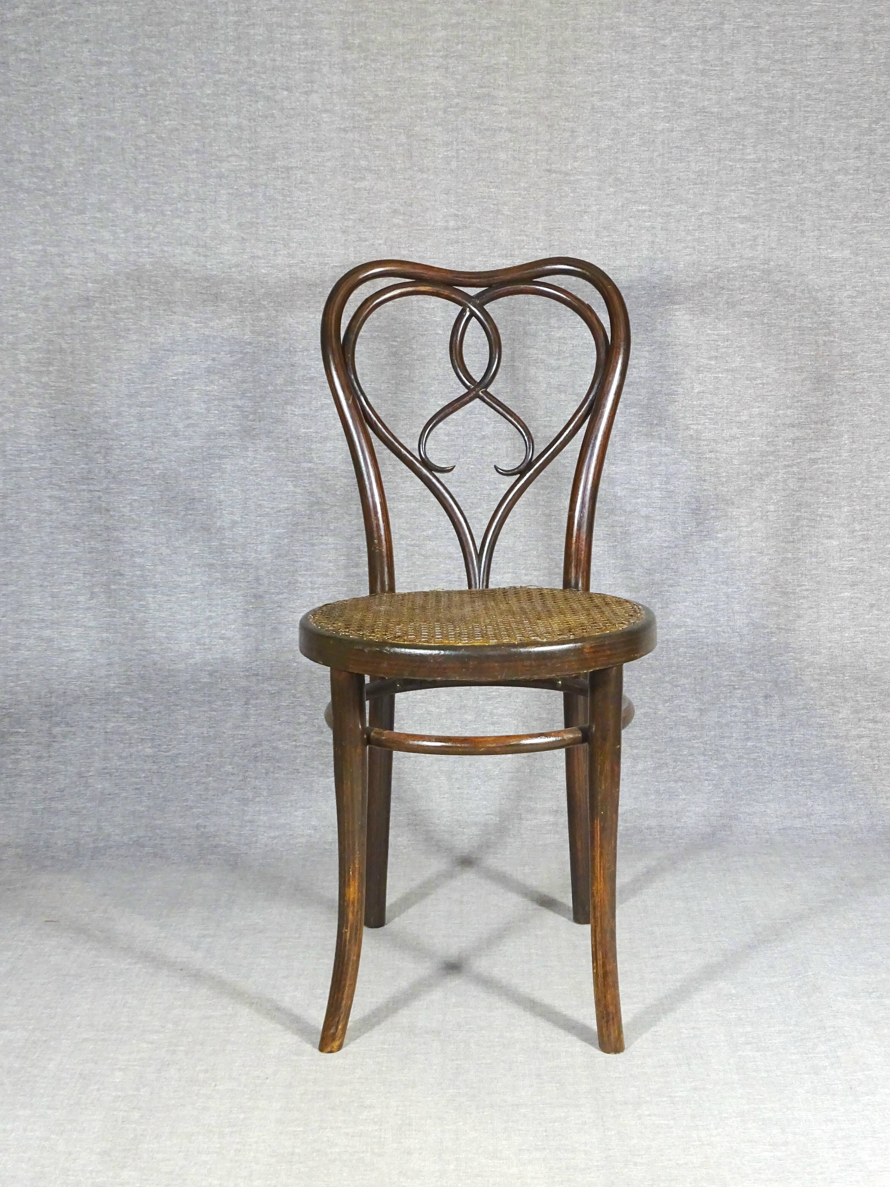 Set de six chaises Thonet N°561- Art nouveau - dining chairs , 1925