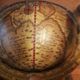 Ice bucket, globe globe map