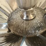 Vintage Olri silver metal candlestick