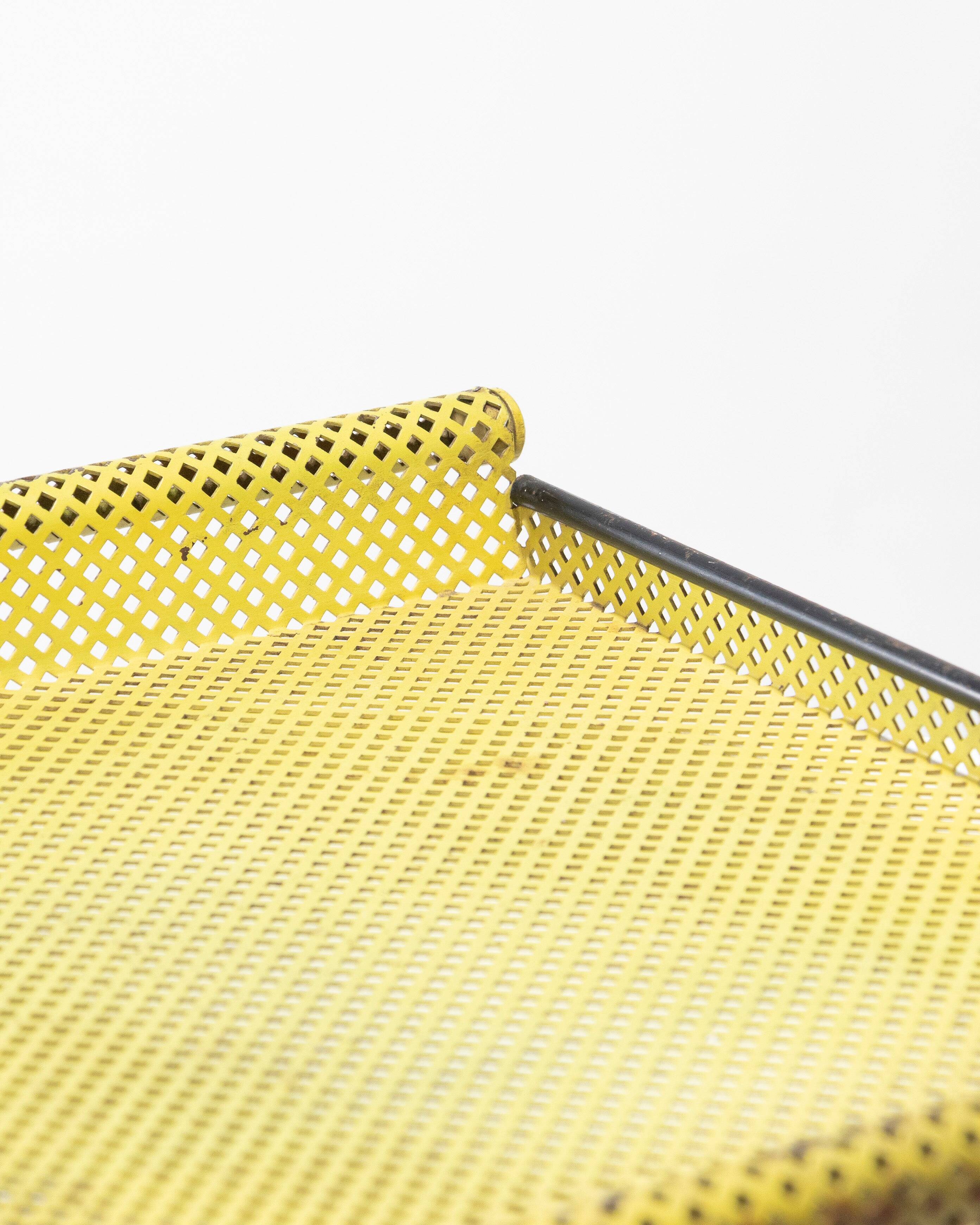 PERFORATED SHEET METAL TRAY, MATHIEU MATEGOT, 1950s