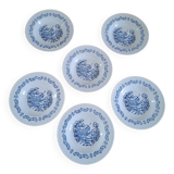 Set of 6 soup plates