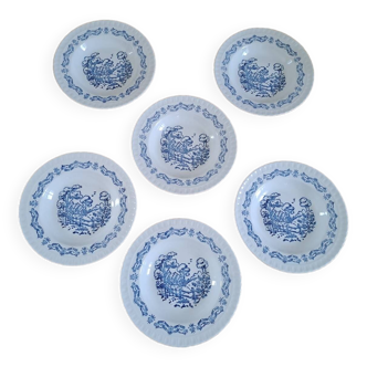 Lot de 6 assiettes creuses