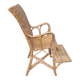 Vintage rattan armchair