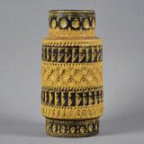 Vintage 1960s Bay Keramiek 'Inka' Handmade Stoneware Vase By Bodo Mans