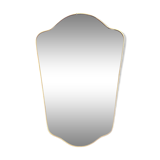 Ancien miroir forme libre