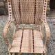 Rocking-chair en rotin