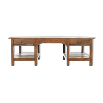 Table basse en bois à 2 tiroirs
