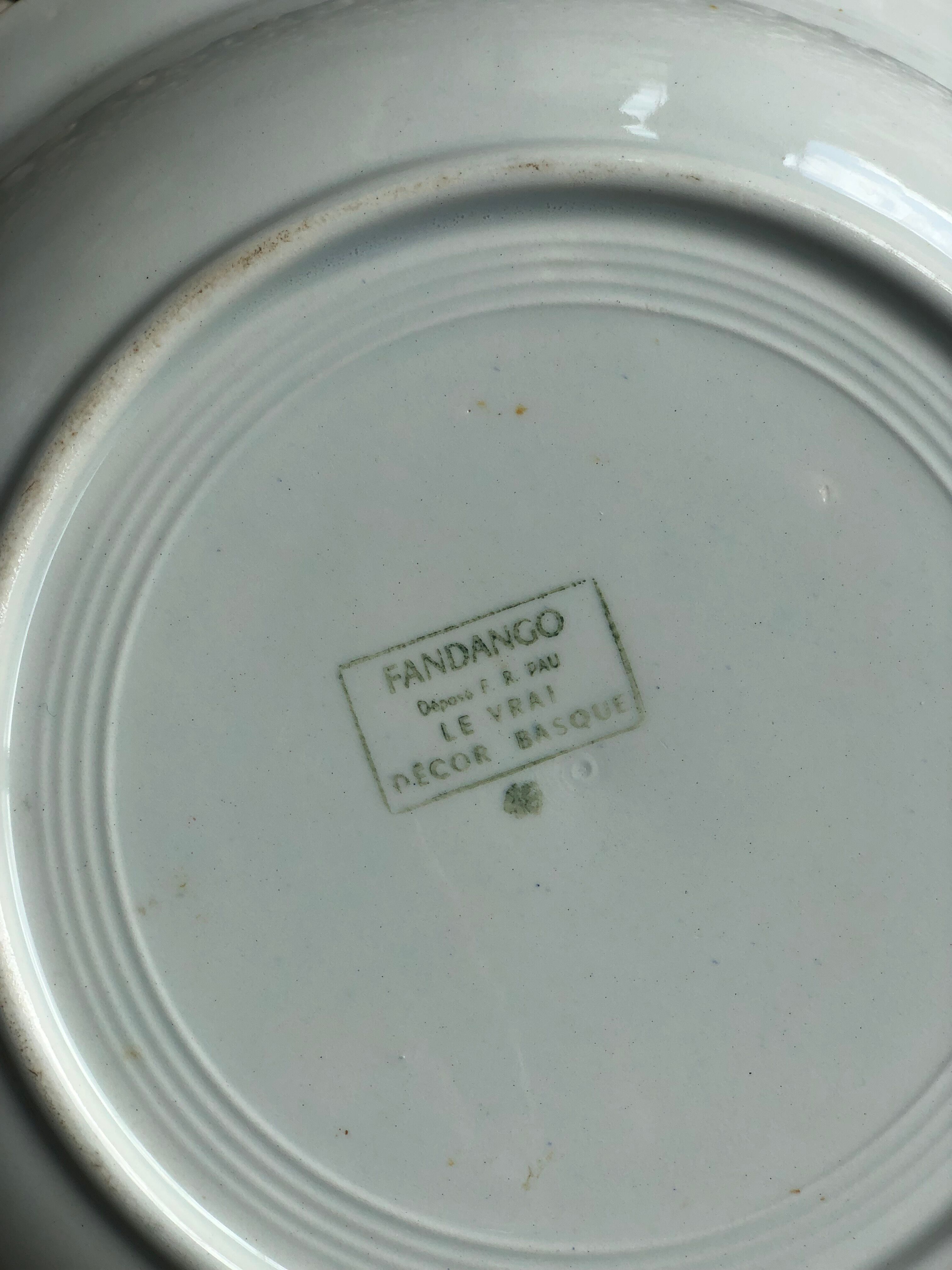 Salad bowl Basque decoration Fandango