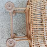 Jouet berceau en rotin