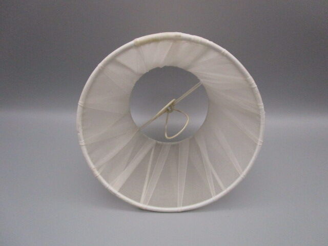 Small white vintage lampshade