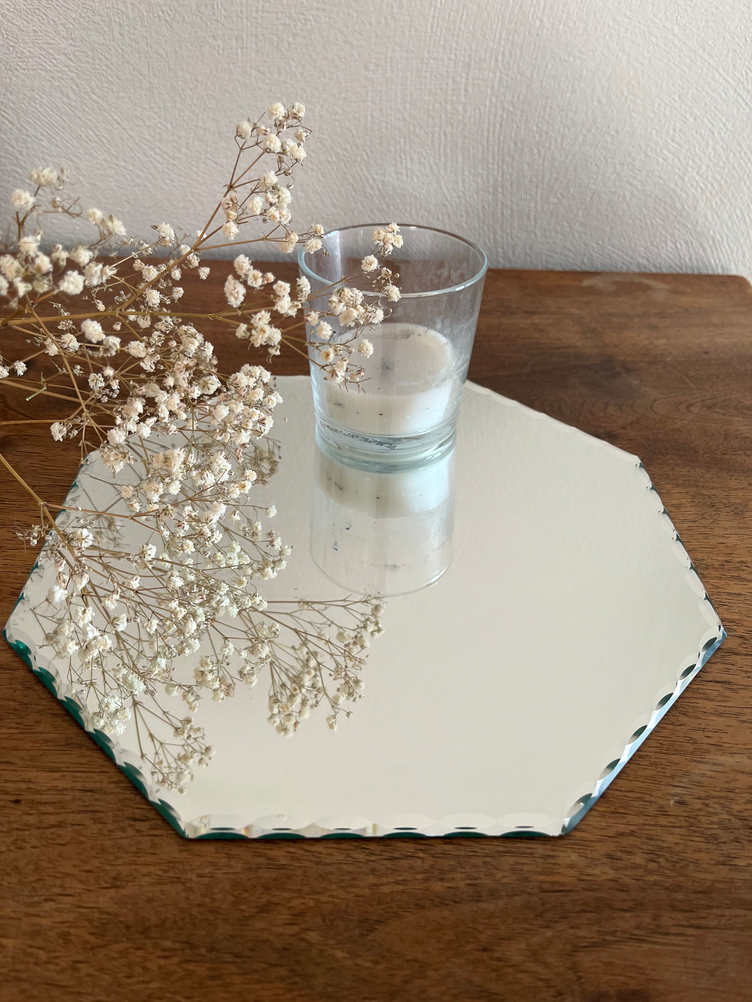 Miroir biseauté octogonal 24 x 24 cm